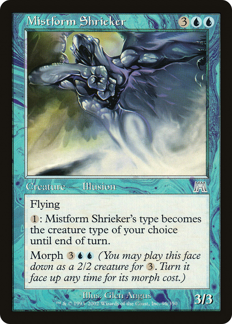 Image of Mistform Shrieker (ONS-096) - Onslaught Foil