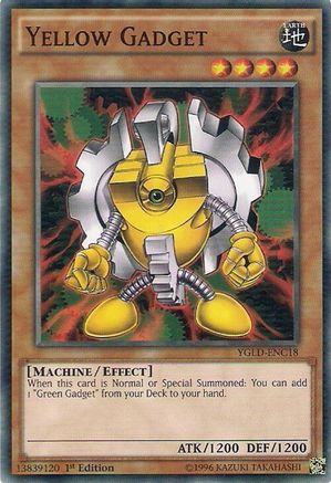 Image of Yellow Gadget (YGLD-ENC18) - King of Games: Yugi's Legendary Decks Unlimited