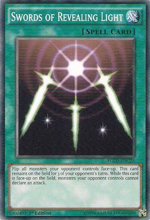 Image of Swords of Revealing Light (C) (YGLD-ENC25) - King of Games: Yugi's Legendary Decks 1st Edition