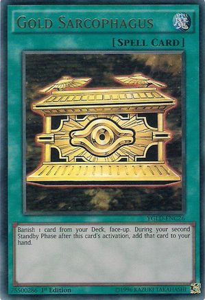 Image of Gold Sarcophagus (YGLD-ENC26) - King of Games: Yugi's Legendary Decks 1st Edition