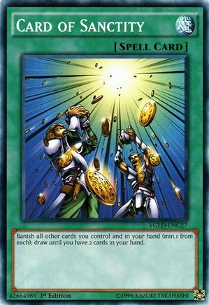 Image of Card of Sanctity (YGLD-ENC27) - King of Games: Yugi's Legendary Decks Unlimited