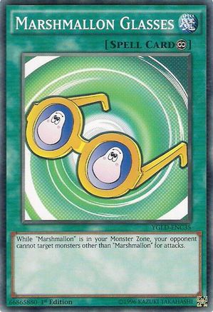 Image of Marshmallon Glasses (YGLD-ENC35) - King of Games: Yugi's Legendary Decks Unlimited