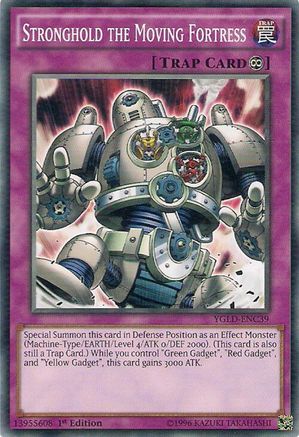 Image of Stronghold the Moving Fortress (YGLD-ENC39) - King of Games: Yugi's Legendary Decks 1st Edition