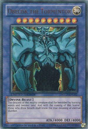 Image of Obelisk the Tormentor (YGLD-ENG02) - King of Games: Yugi's Legendary Decks Limited