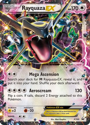 Image of Rayquaza EX (Shiny) XY69  - Holofoil XY Promos - Promo
