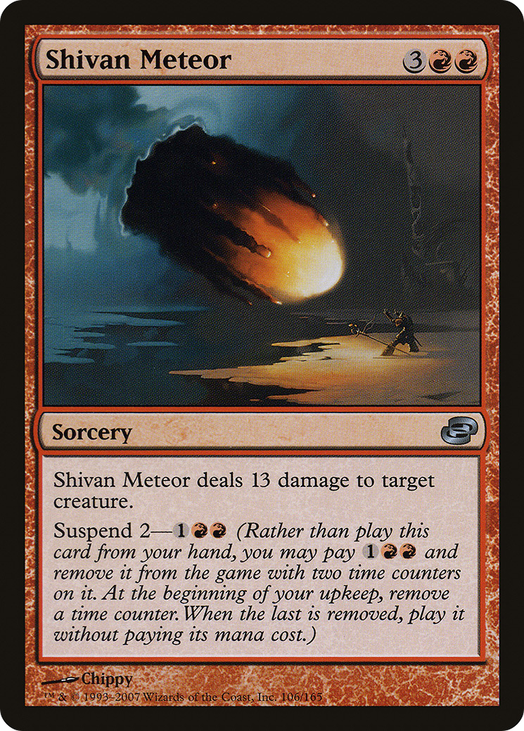 Image of Shivan Meteor (PLC-106) - Planar Chaos