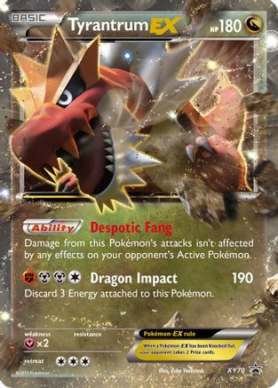Image of Tyrantrum EX XY70  - Holofoil XY Promos - Promo