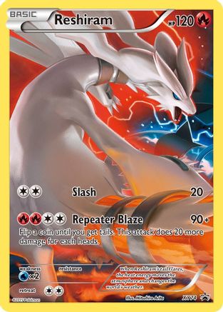 Image of Reshiram (Full Art Promo) XY74  - Holofoil XY Promos - Promo
