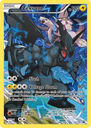 Image of Zekrom (Full Art Promo) XY76  - Holofoil XY Promos - Promo