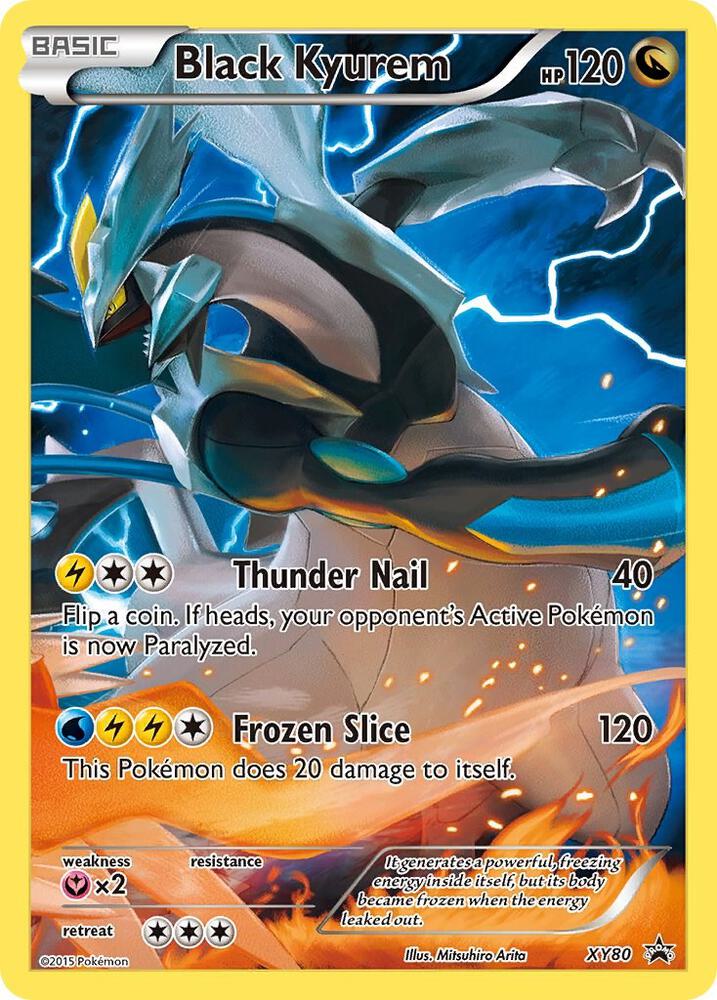Pokemon Black Kyurem - XY80 - XY Promos (PR) LP
