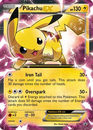 Image of Pikachu EX XY84  - Holofoil XY Promos - Promo