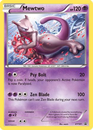 Image of Mewtwo XY101  - Holofoil XY Promos - Promo