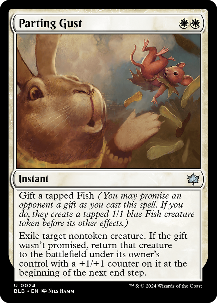 Image of Parting Gust (BLB-024) - Bloomburrow