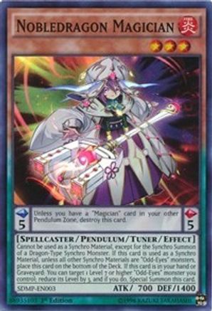 Image of Nobledragon Magician (SDMP-EN003) - Structure Deck: Master of Pendulum 1st Edition