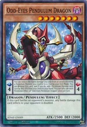 Image of Odd-Eyes Pendulum Dragon (SDMP-EN009) - Structure Deck: Master of Pendulum 1st Edition