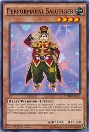 Image of Performapal Salutiger (SDMP-EN011) - Structure Deck: Master of Pendulum 1st Edition