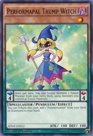 Image of Performapal Trump Witch (SDMP-EN012) - Structure Deck: Master of Pendulum 1st Edition