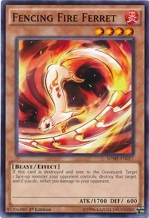 Image of Fencing Fire Ferret (SDMP-EN017) - Structure Deck: Master of Pendulum 1st Edition