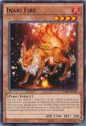 Image of Inari Fire (SDMP-EN018) - Structure Deck: Master of Pendulum 1st Edition