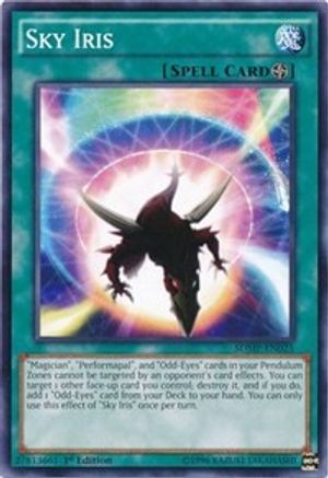 Image of Sky Iris (SDMP-EN025) - Structure Deck: Master of Pendulum 1st Edition