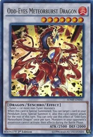 Image of Odd-Eyes Meteorburst Dragon (SDMP-EN041) - Structure Deck: Master of Pendulum 1st Edition