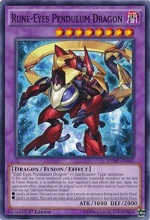 Image of Rune-Eyes Pendulum Dragon (SDMP-EN043) - Structure Deck: Master of Pendulum 1st Edition