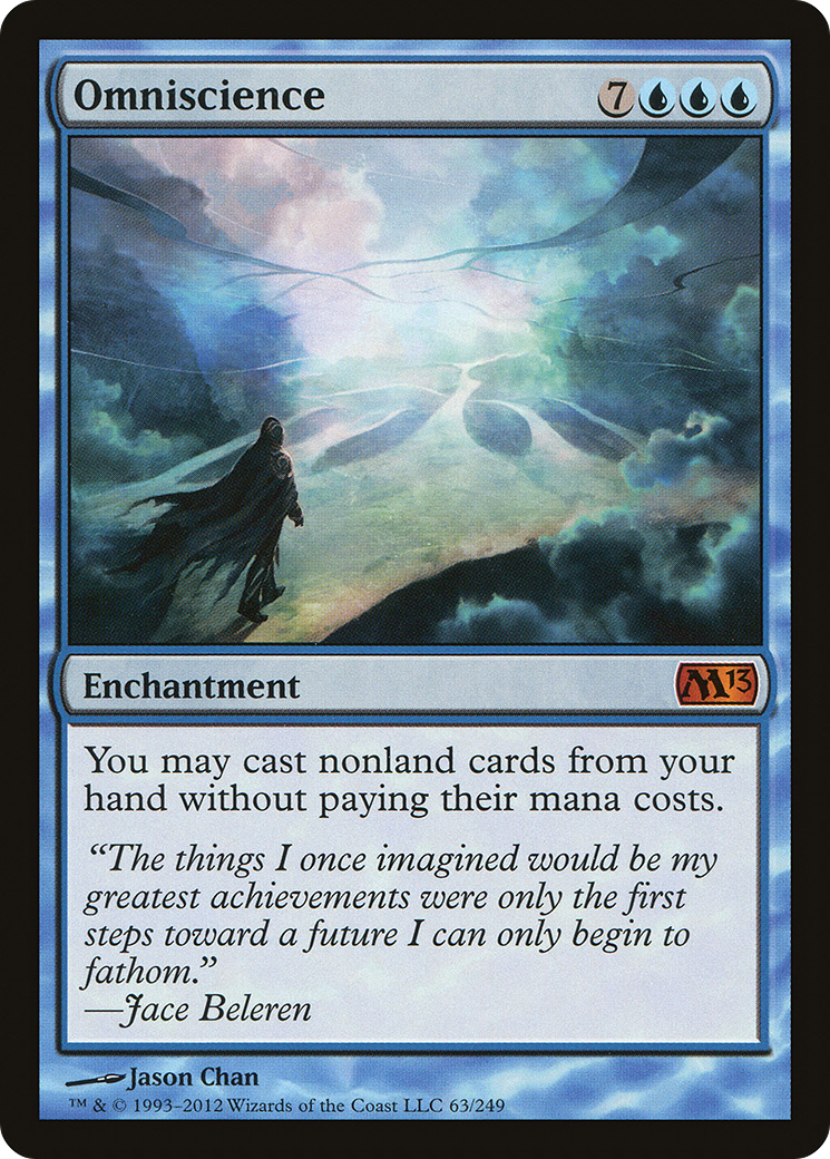 Image of Omniscience (M13-063) - Magic 2013 Foil
