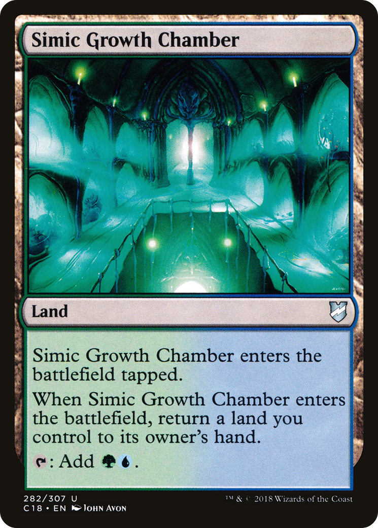 Image of Simic Growth Chamber (C18-282) - Commander 2018