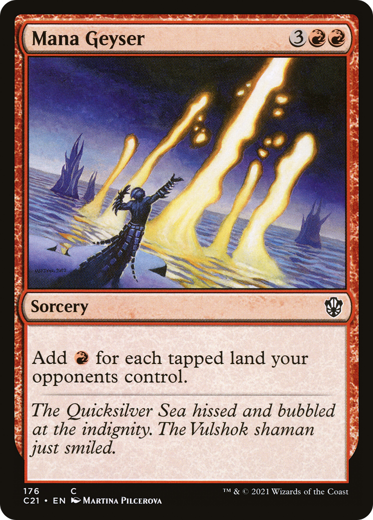 Image of Mana Geyser (C21-176) - Commander 2021