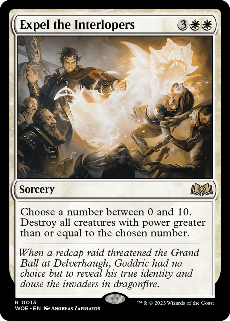 Image of Expel the Interlopers (WOE-013) - Wilds of Eldraine