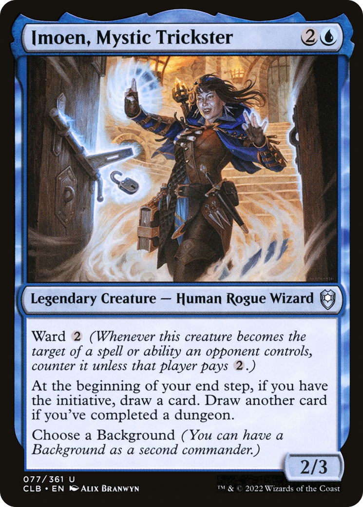 Image of Imoen, Mystic Trickster (CLB-077) - Commander Legends: Battle for Baldur's Gate