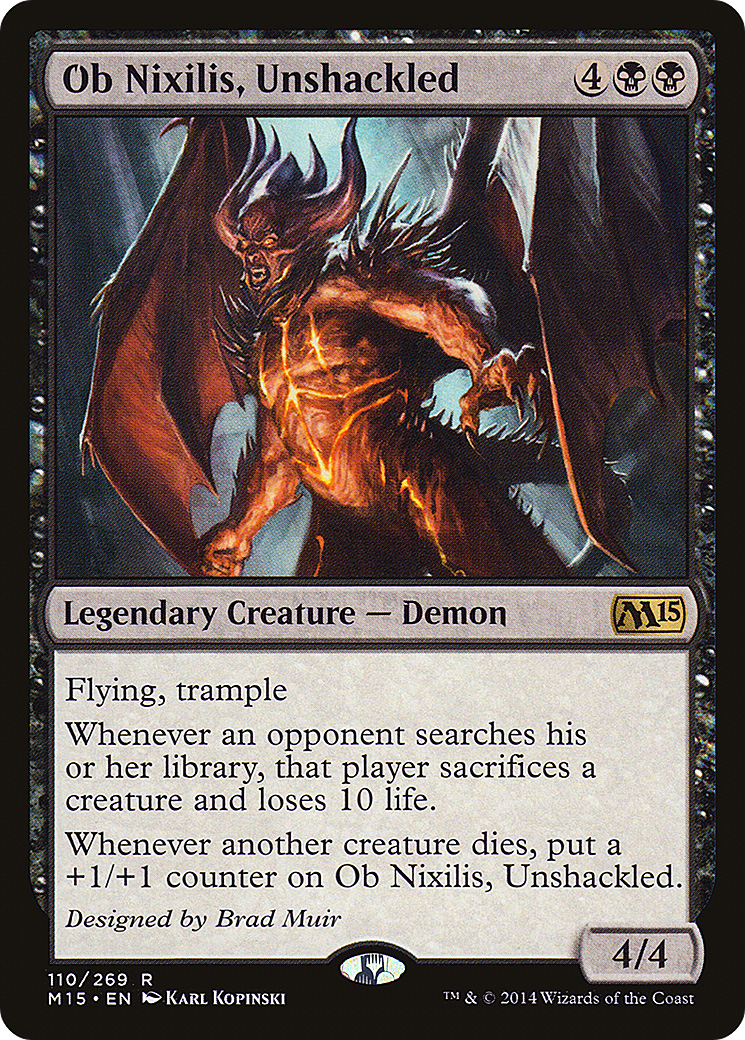 Image of Ob Nixilis, Unshackled (M15-110) - Magic 2015