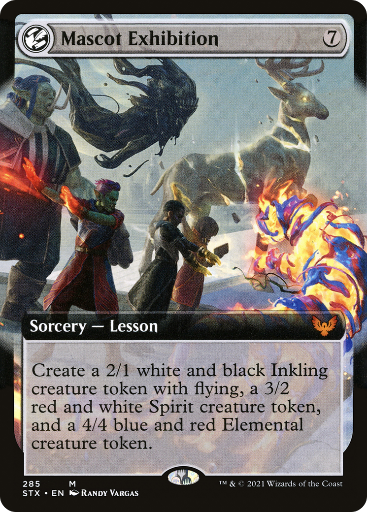 Image of Mascot Exhibition (Extended Art) (STX-285) - Strixhaven: School of Mages: (Extended Art, lesson)