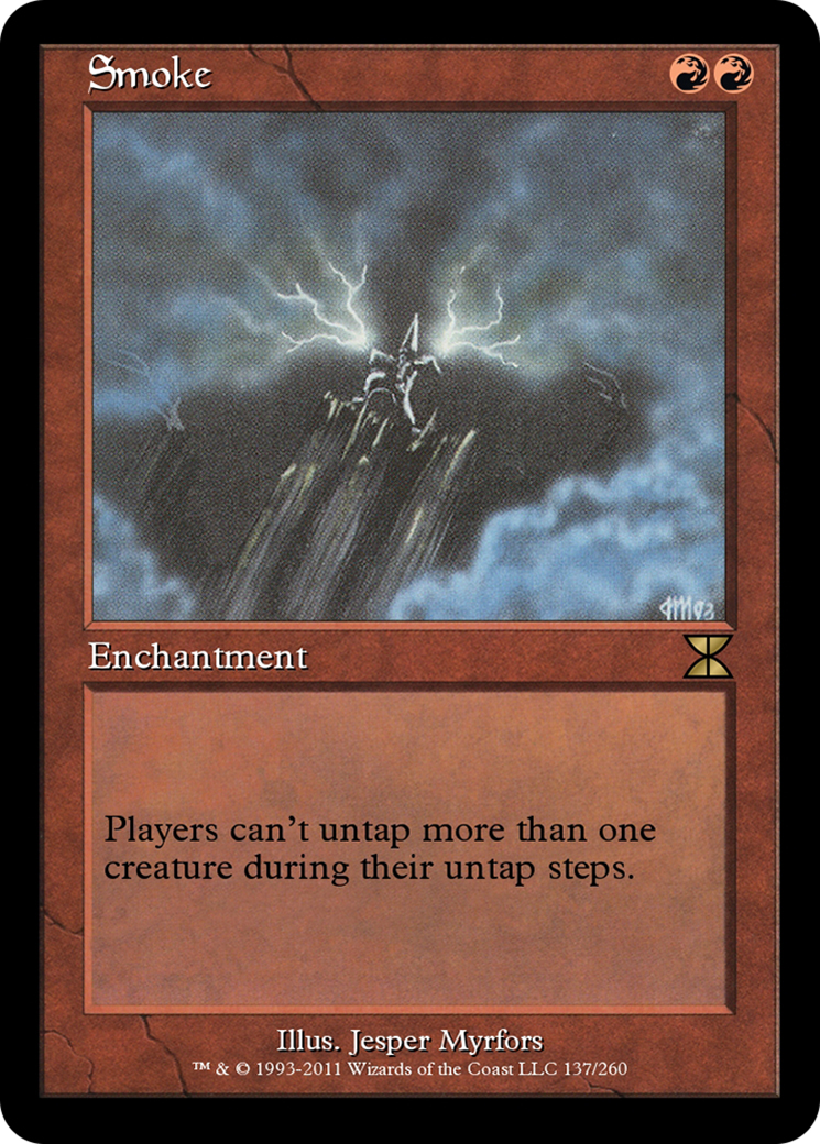 Image of Smoke (ME4-137) - Masters Edition IV Foil