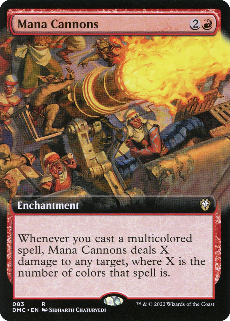 Image of Mana Cannons (Extended Art) (DMC-083) - Dominaria United Commander: (Extended Art)