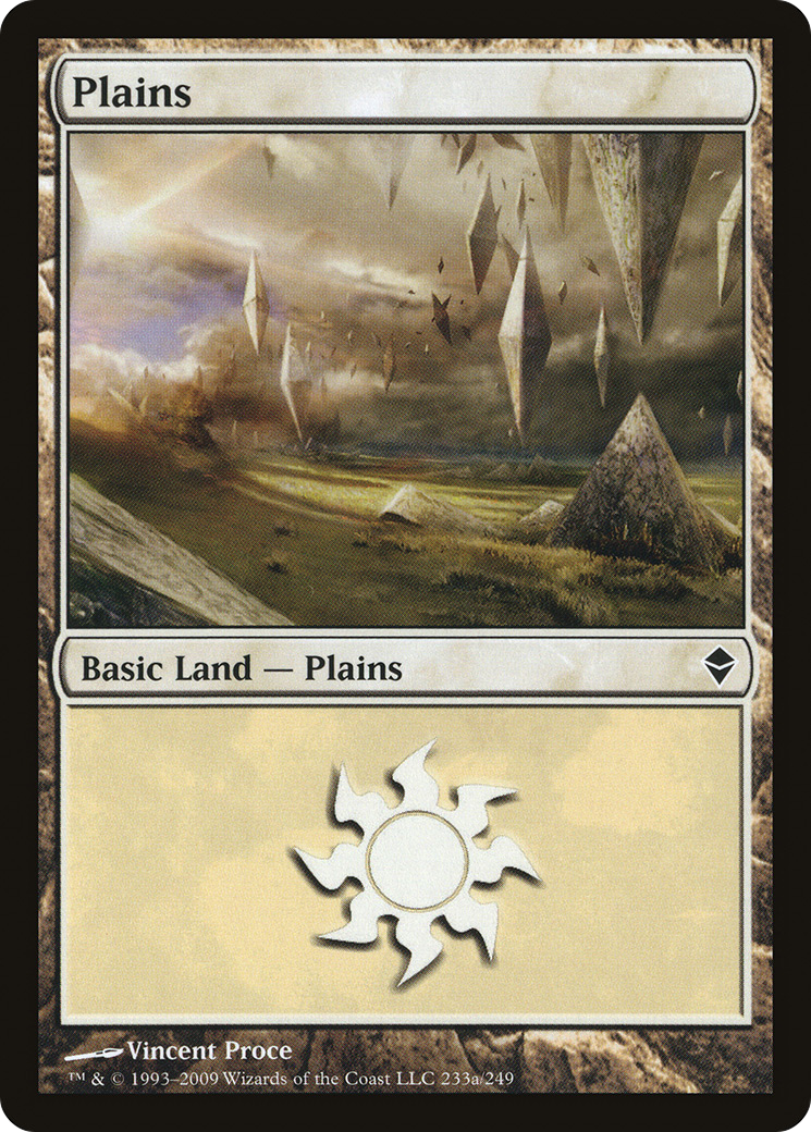 Image of Plains (233a) (ZEN-233A) - Zendikar
