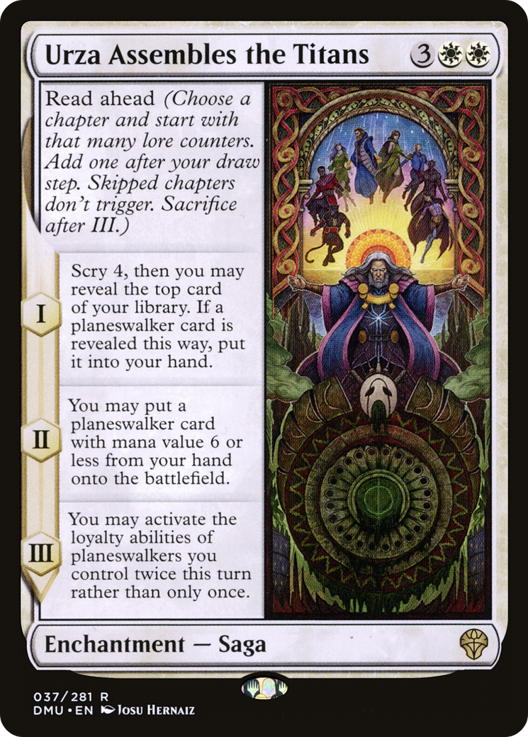 Image of Urza Assembles the Titans (DMU-037) - Dominaria United