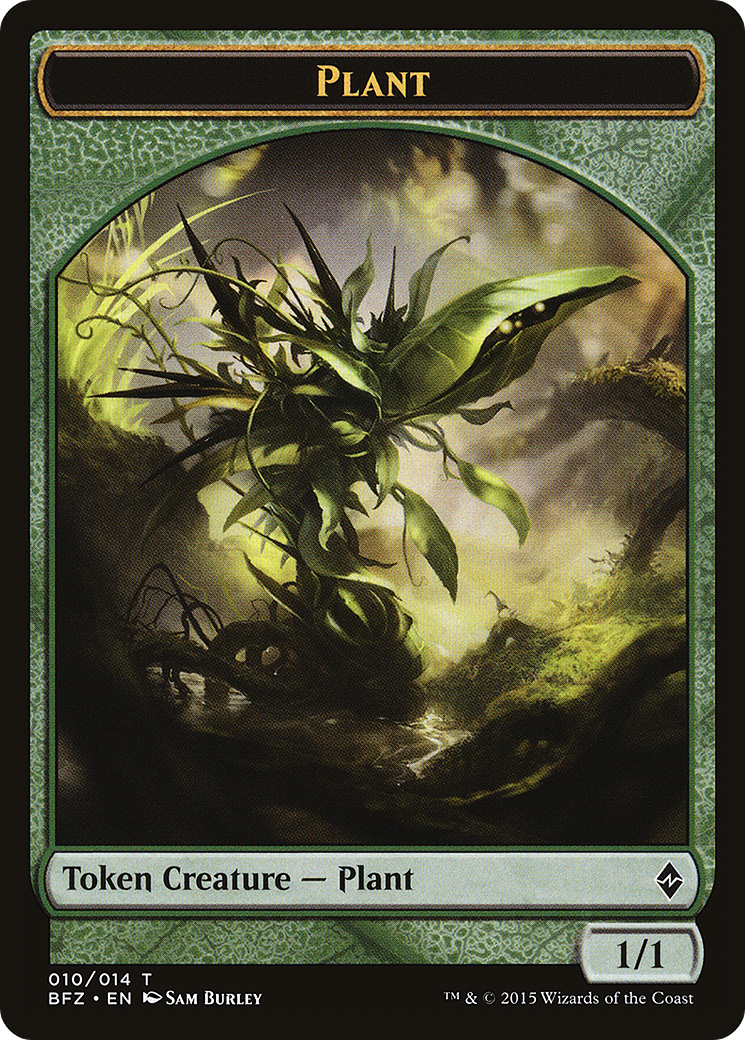 Image of Plant Token (BFZ-010) - Battle for Zendikar Tokens