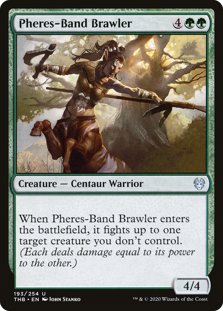 Image of Pheres-Band Brawler (THB-193) - Theros Beyond Death Foil