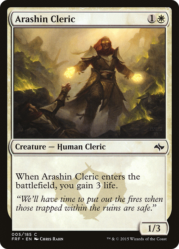 Image of Arashin Cleric (FRF-005) - Fate Reforged