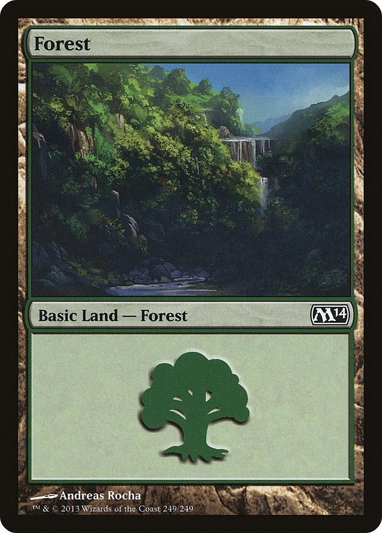 Image of Forest (249) (M14-249) - Magic 2014