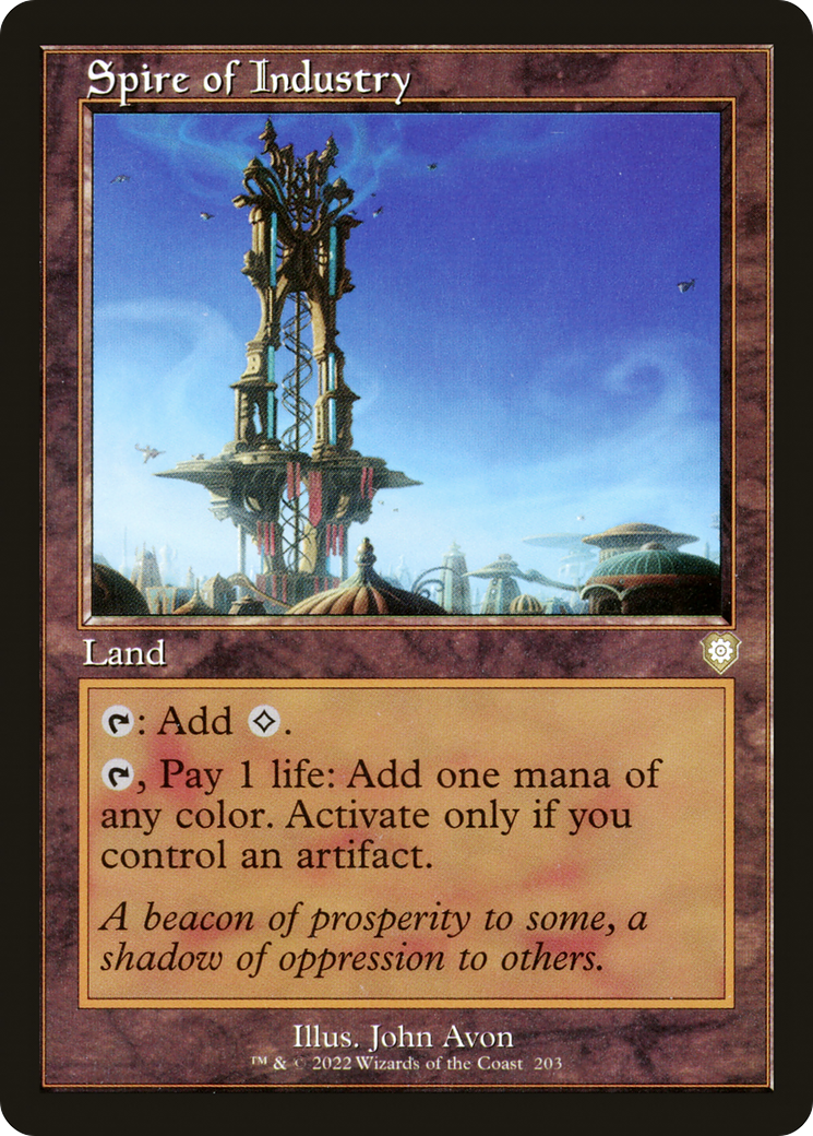 Image of Spire of Industry (Retro Frame) (BRC-203) - The Brothers' War Commander