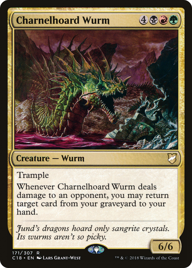 Image of Charnelhoard Wurm (C18-171) - Commander 2018