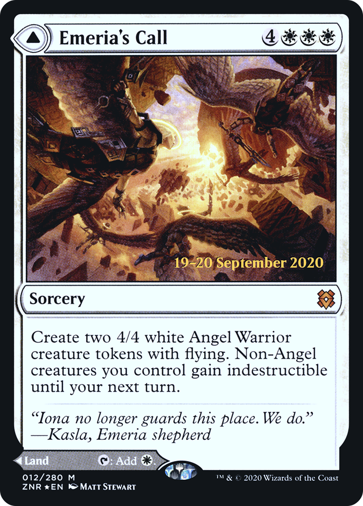 Image of Emeria's Call (PRE-012) - Zendikar Rising Promos Foil