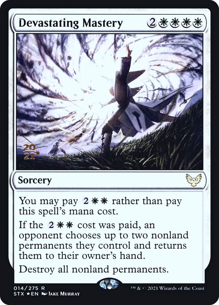 Image of Devastating Mastery (PRE-014) - Strixhaven: School of Mages Promos Foil