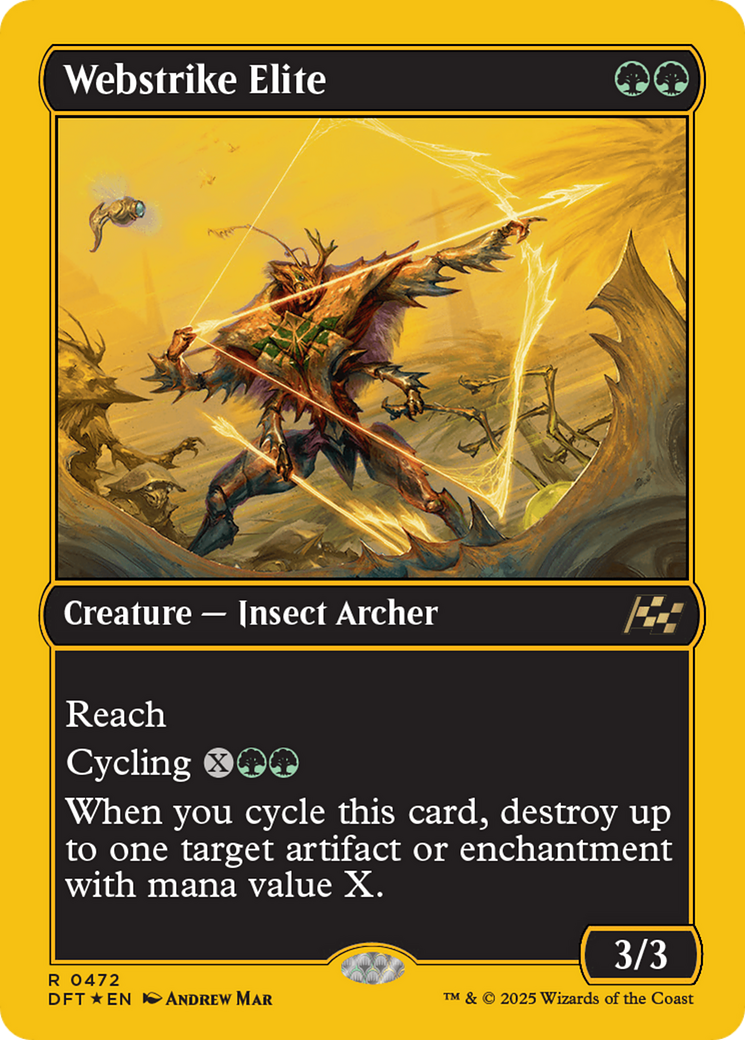 Image of Webstrike Elite (First-Place Foil) (DFT-472) - Aetherdrift Foil