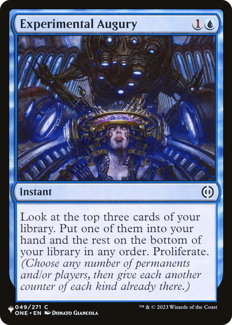 Image of Experimental Augury (LIST-ONE-49) - The List