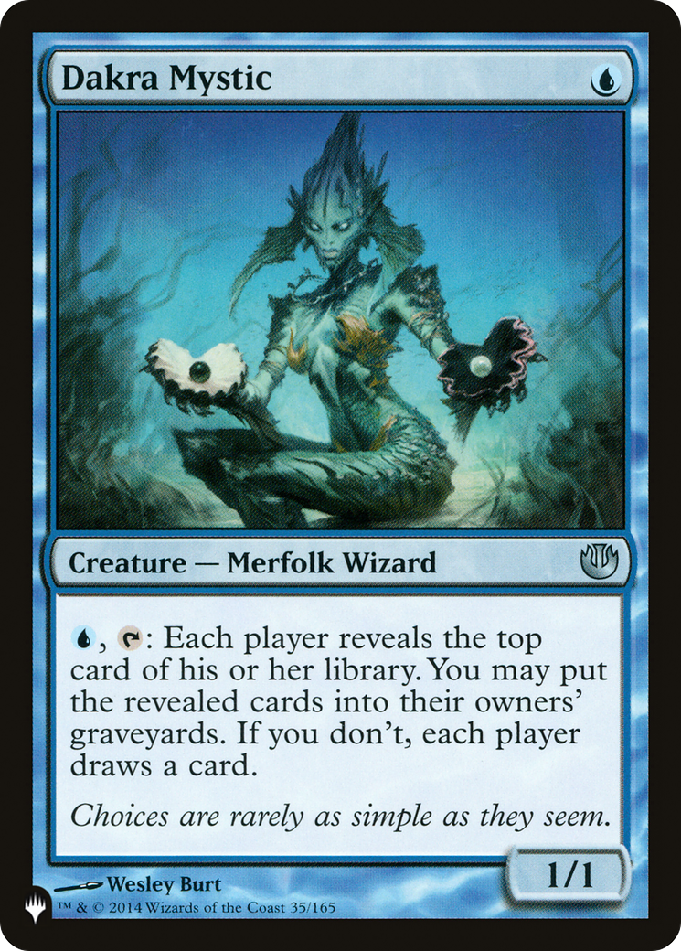 Image of Dakra Mystic (LIST-JOU-35) - The List
