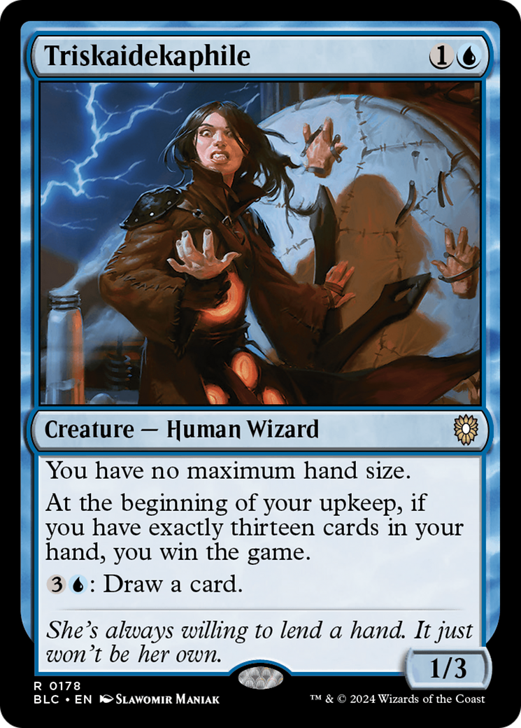 Image of Triskaidekaphile (BLC-178) - Bloomburrow Commander