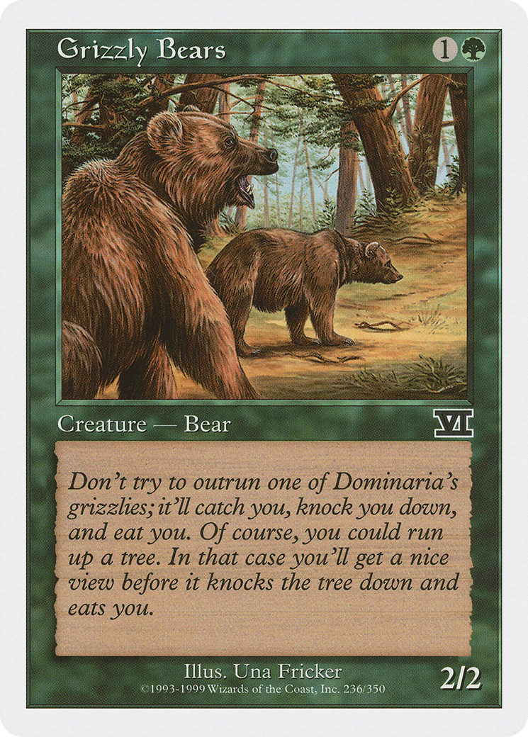 Image of Grizzly Bears (6ED-236) - Classic Sixth Edition